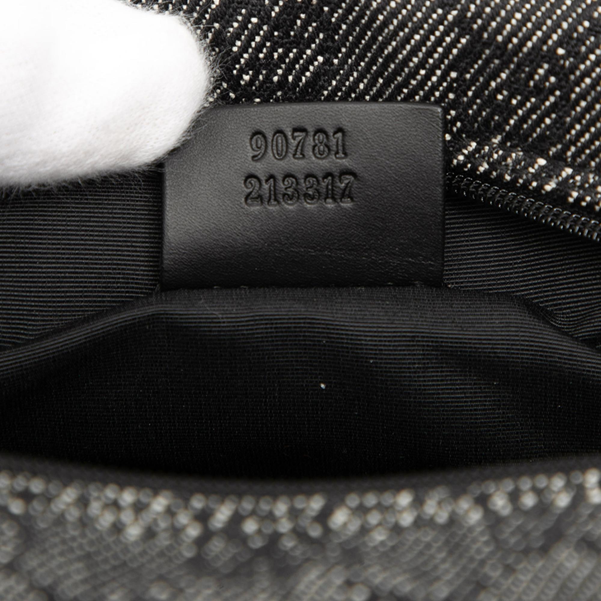 Gucci GG Denim Shoulder Bag