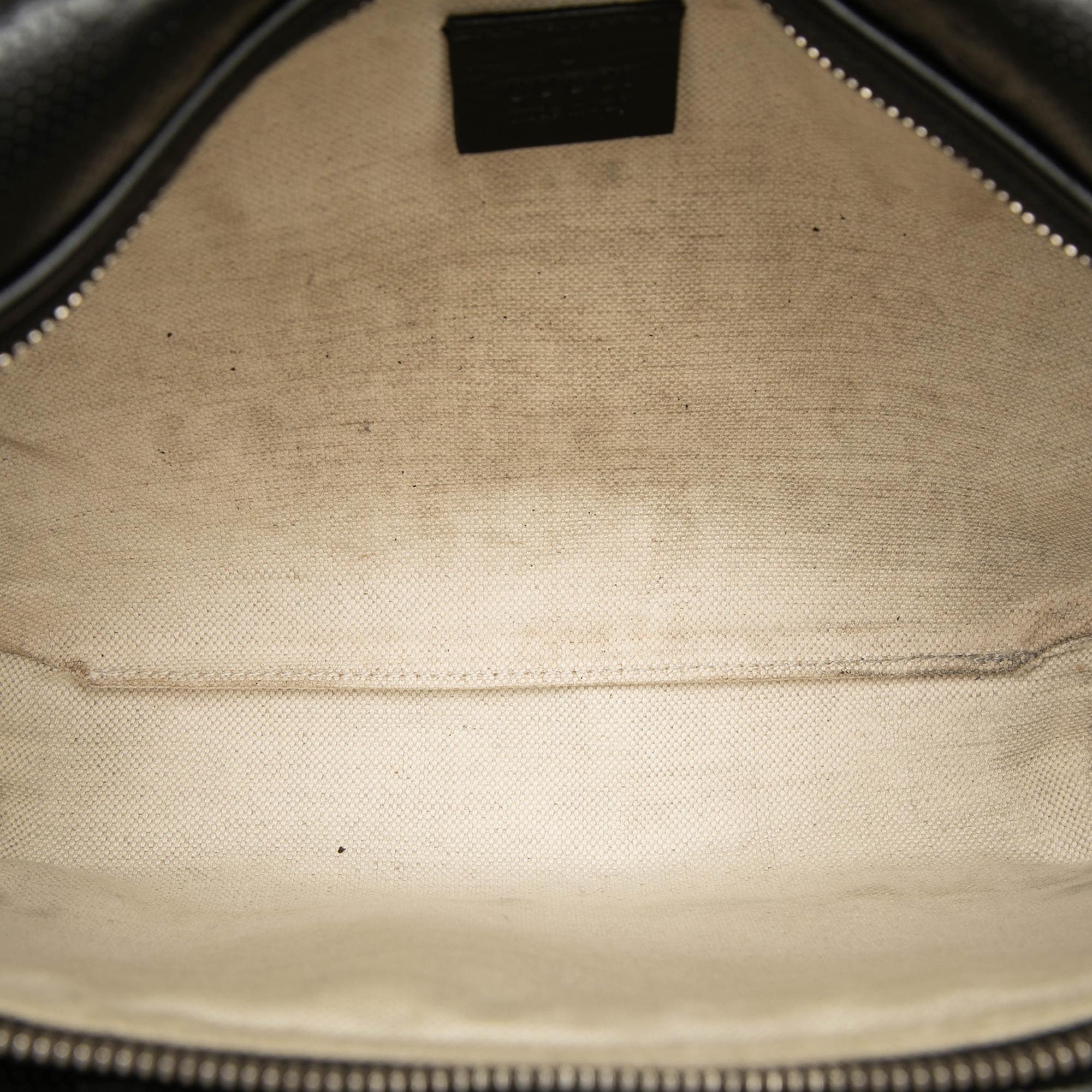 Gucci GG Embossed Perforated Leather Pocket Belt Bag