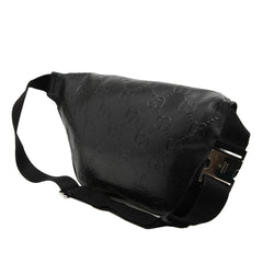 Gucci GG Embossed Perforated Leather Pocket Belt Bag