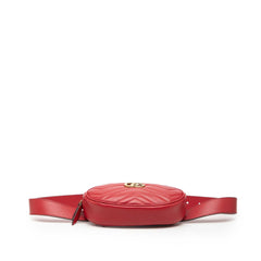 Gucci GG Marmont Matelasse Leather Belt Bag
