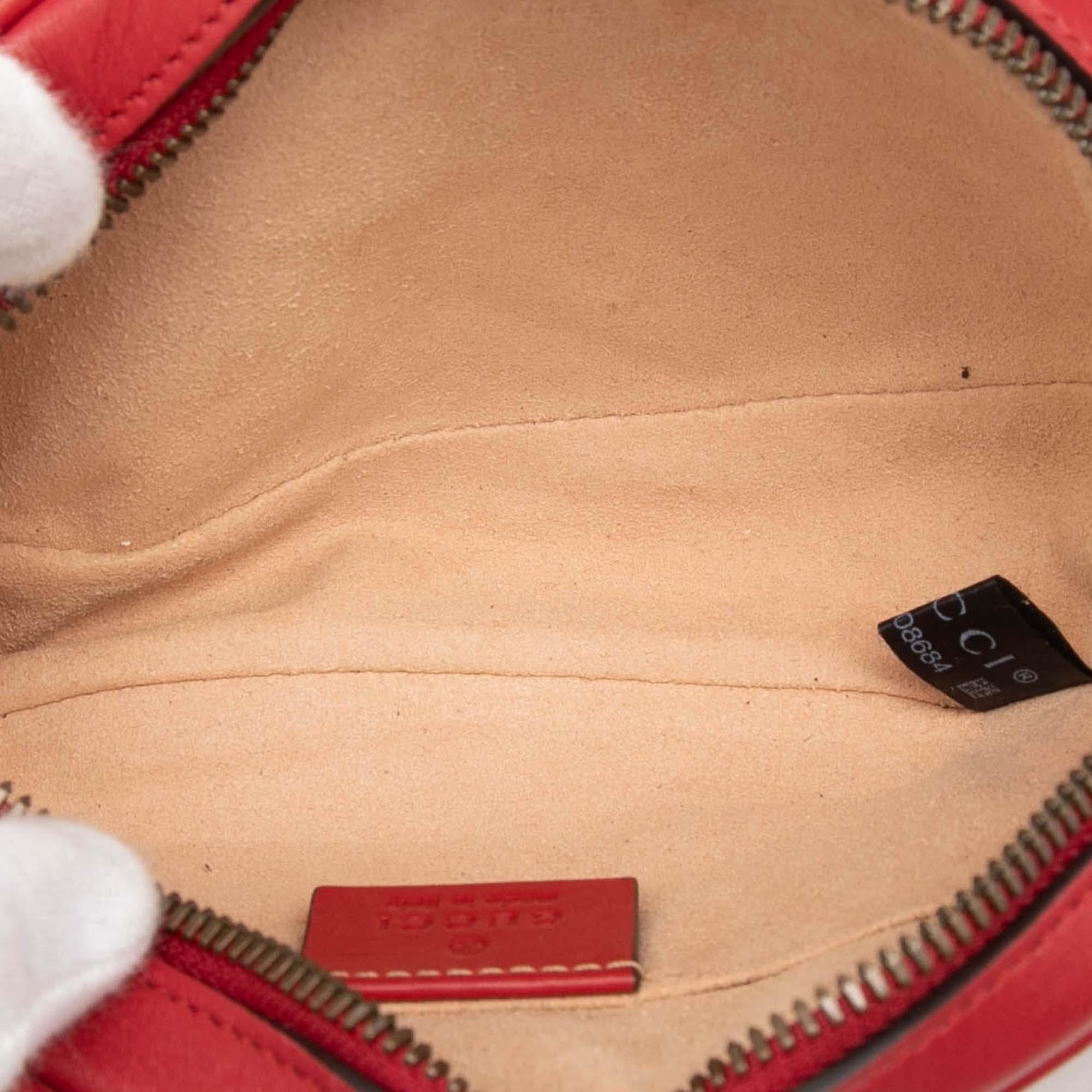 Gucci GG Marmont Matelasse Leather Belt Bag