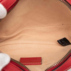 Gucci GG Marmont Matelasse Leather Belt Bag