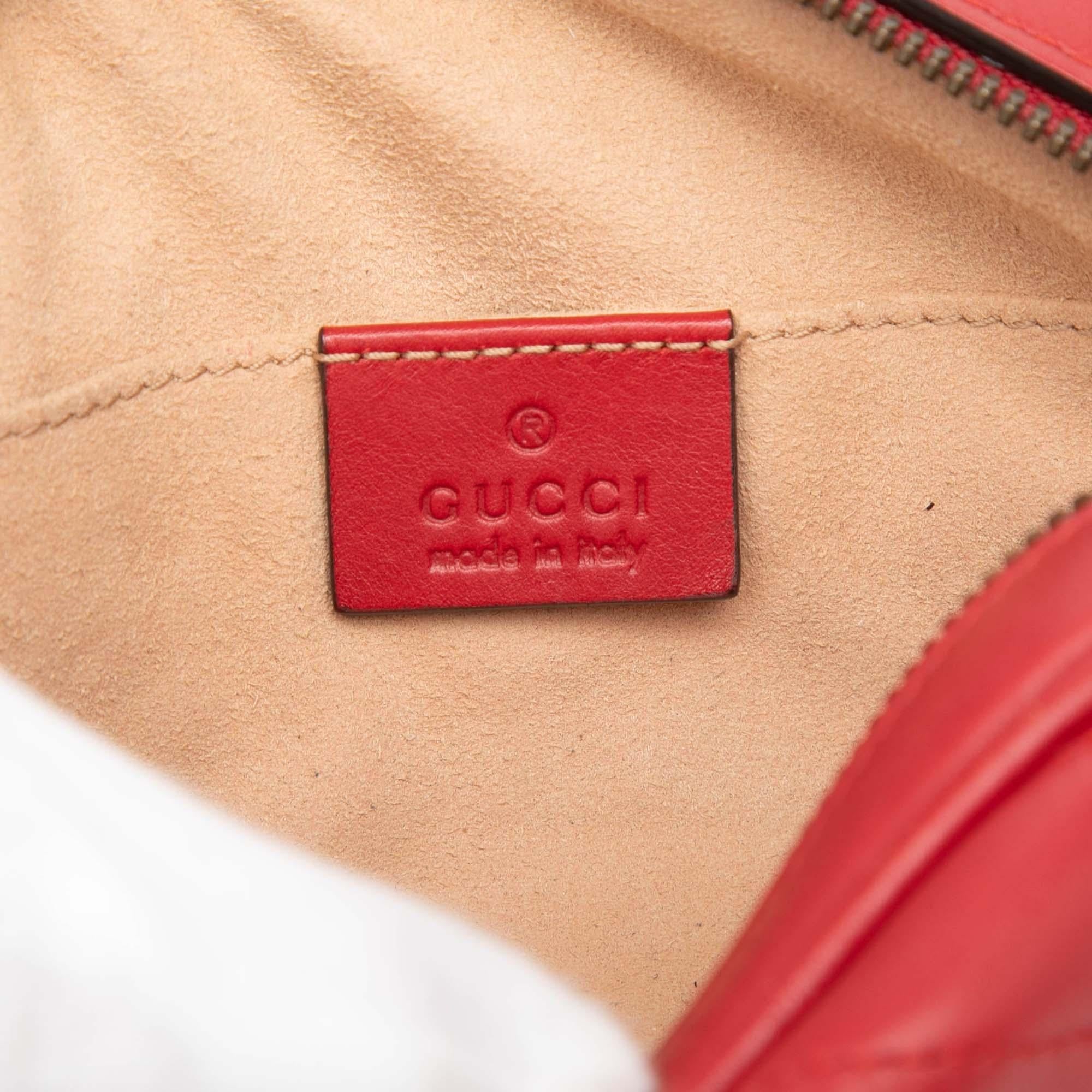 Gucci GG Marmont Matelasse Leather Belt Bag