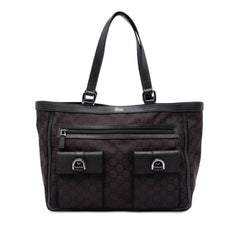 Gucci GG Nylon Abbey D Ring Pocket Tote