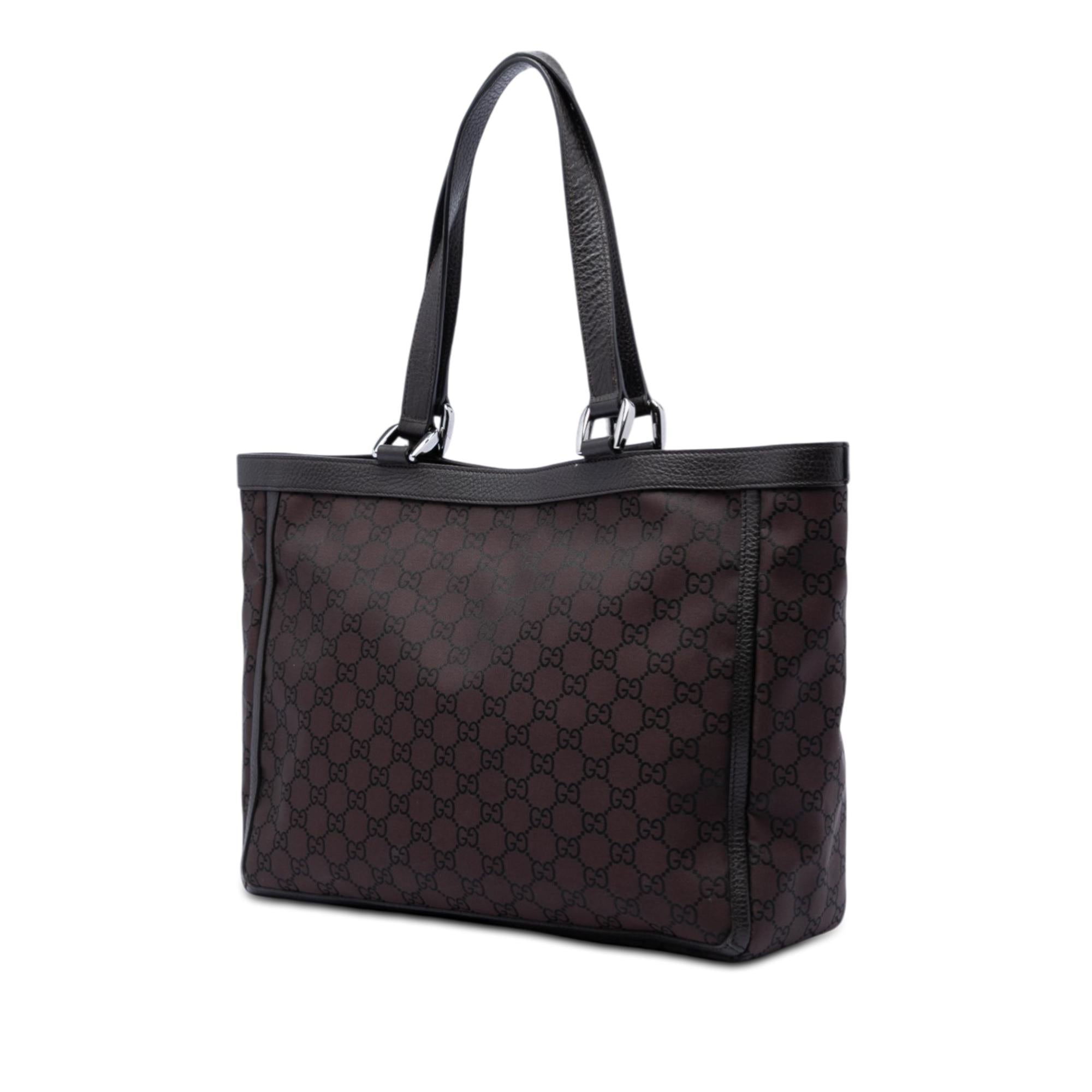 Gucci GG Nylon Abbey D Ring Pocket Tote