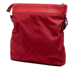 Gucci GG Nylon Flat Messenger Bag