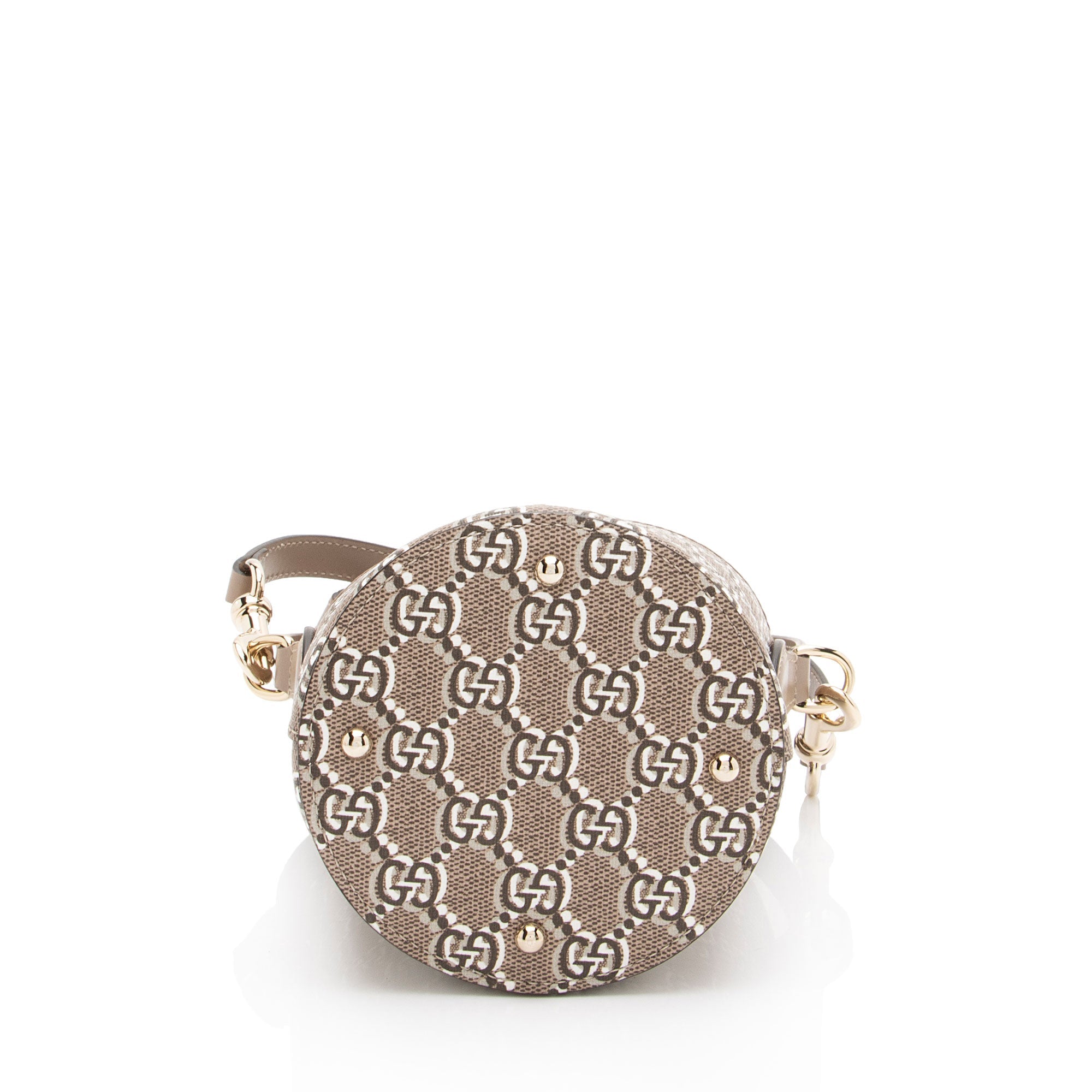 Gucci GG Shadow Drawstring Mini Bucket Crossbody