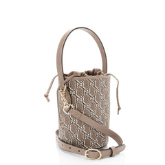 Gucci GG Shadow Drawstring Mini Bucket Crossbody
