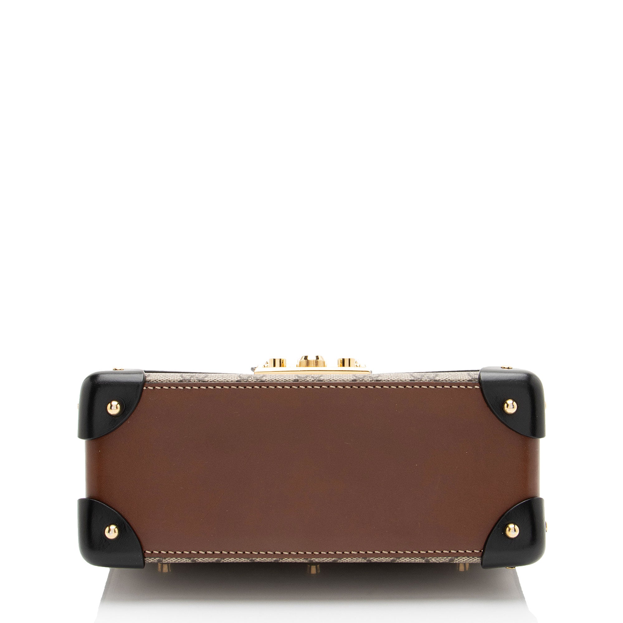Gucci GG Supreme Bamboo Padlock Top Handle