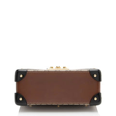 Gucci GG Supreme Bamboo Padlock Top Handle