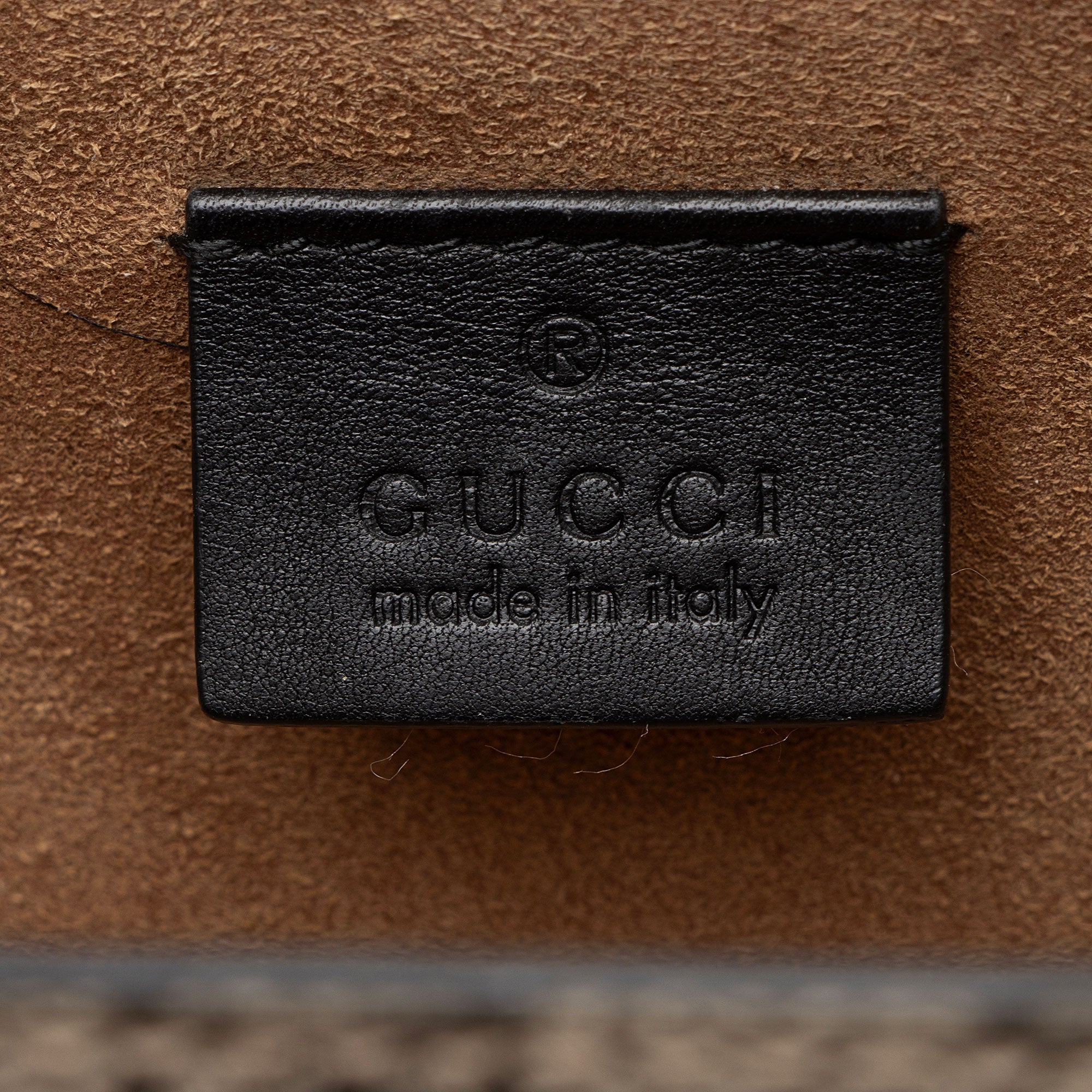 Gucci GG Supreme Bamboo Padlock Top Handle