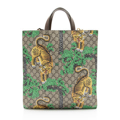 Gucci GG Supreme Bengal Tiger Tote