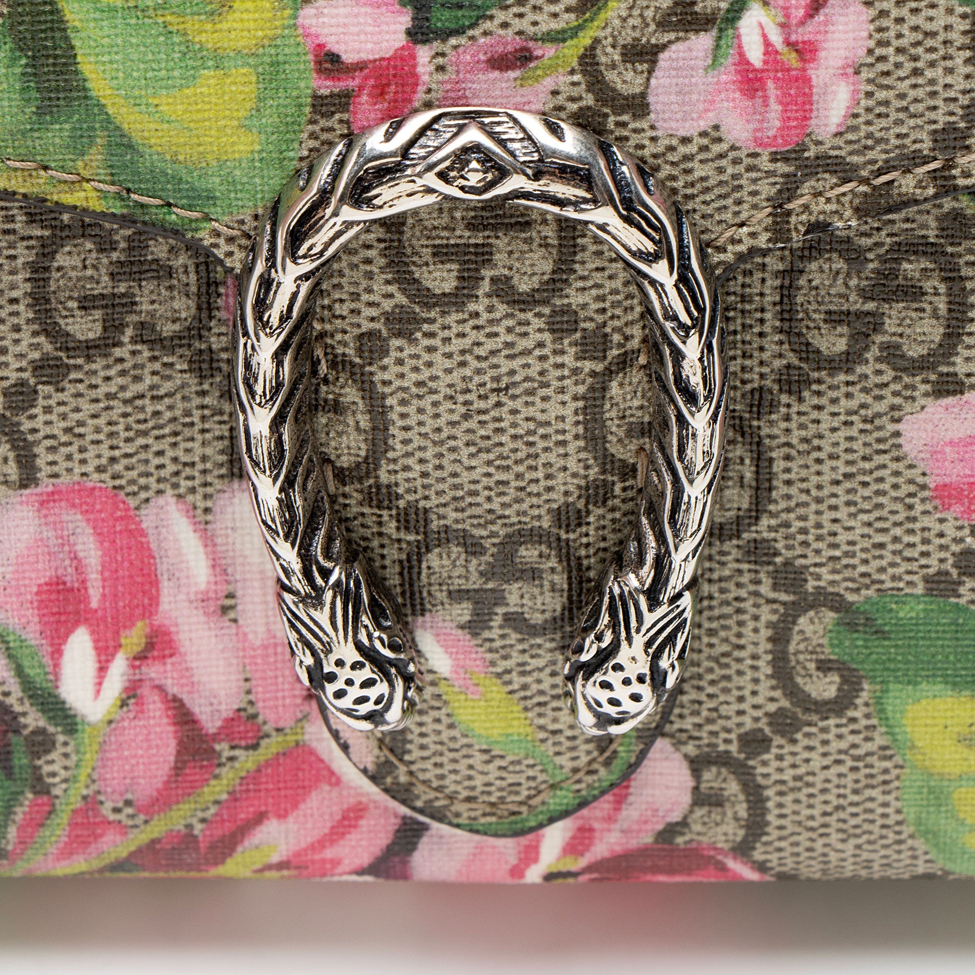 Gucci GG Supreme Blooms Dionysus Chain Wallet