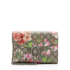 Gucci GG Supreme Blooms Dionysus Chain Wallet