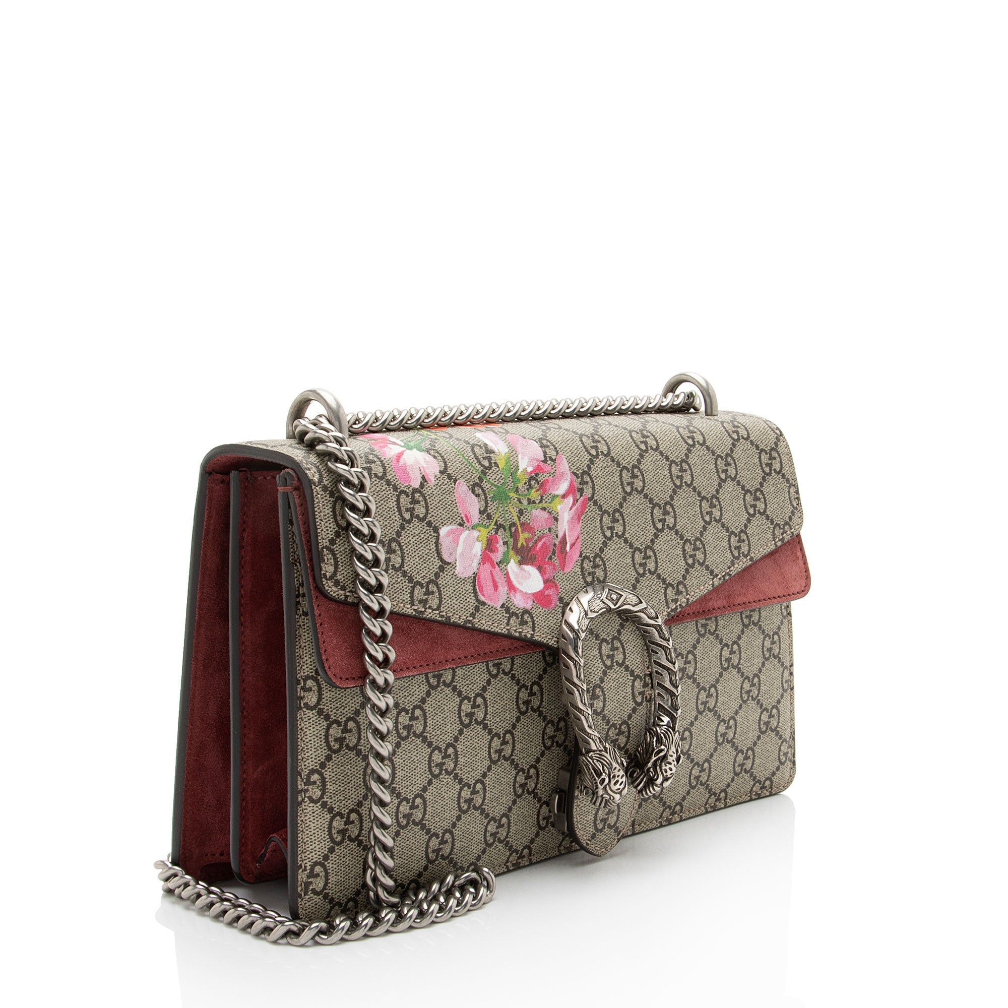 Gucci GG Supreme Blooms Dionysus Medium Shoulder Bag