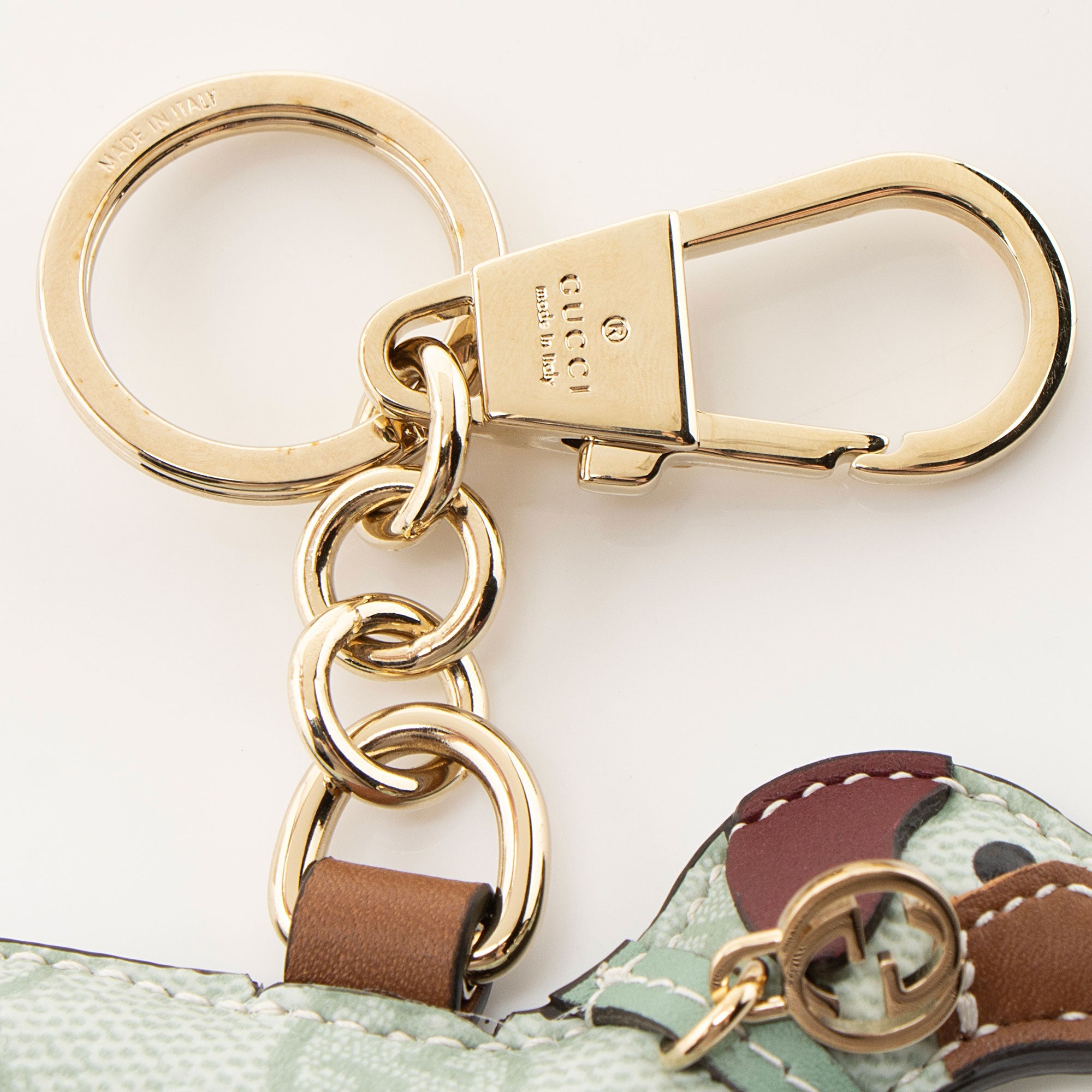 Gucci GG Supreme Dog Bag Charm