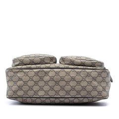 Gucci GG Supreme Double Pocket Crossbody