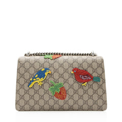 Gucci GG Supreme Embellished Dionysus Medium Shoulder Bag