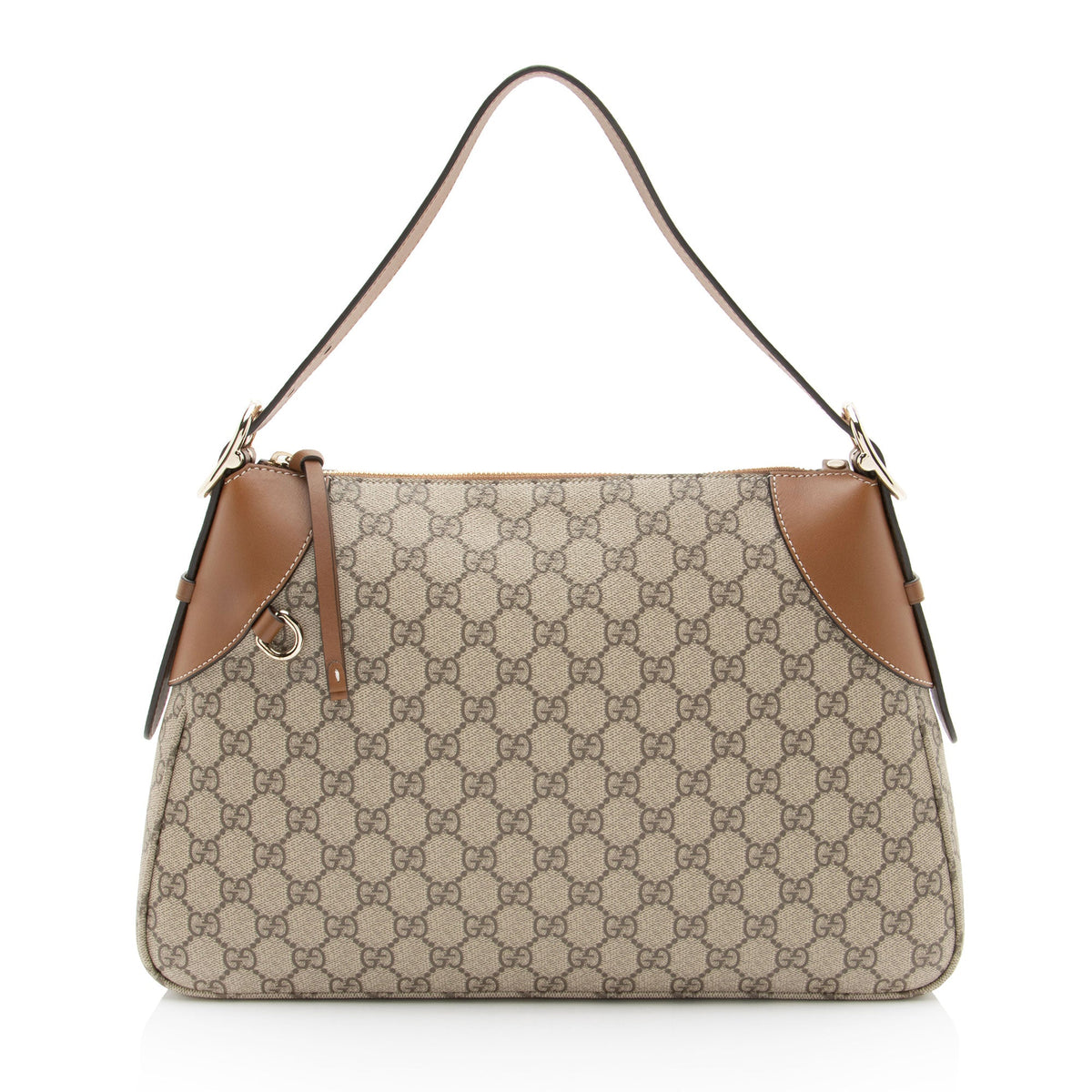 Gucci GG Supreme Emblem Large Shoulder Bag