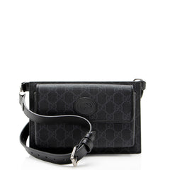 Gucci GG Supreme Flap Pocket Belt Bag