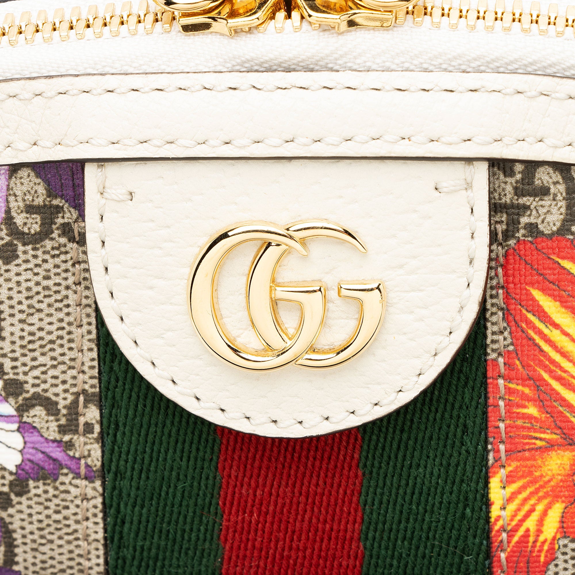 Gucci GG Supreme Flora Ophidia Dome Small Shoulder Bag