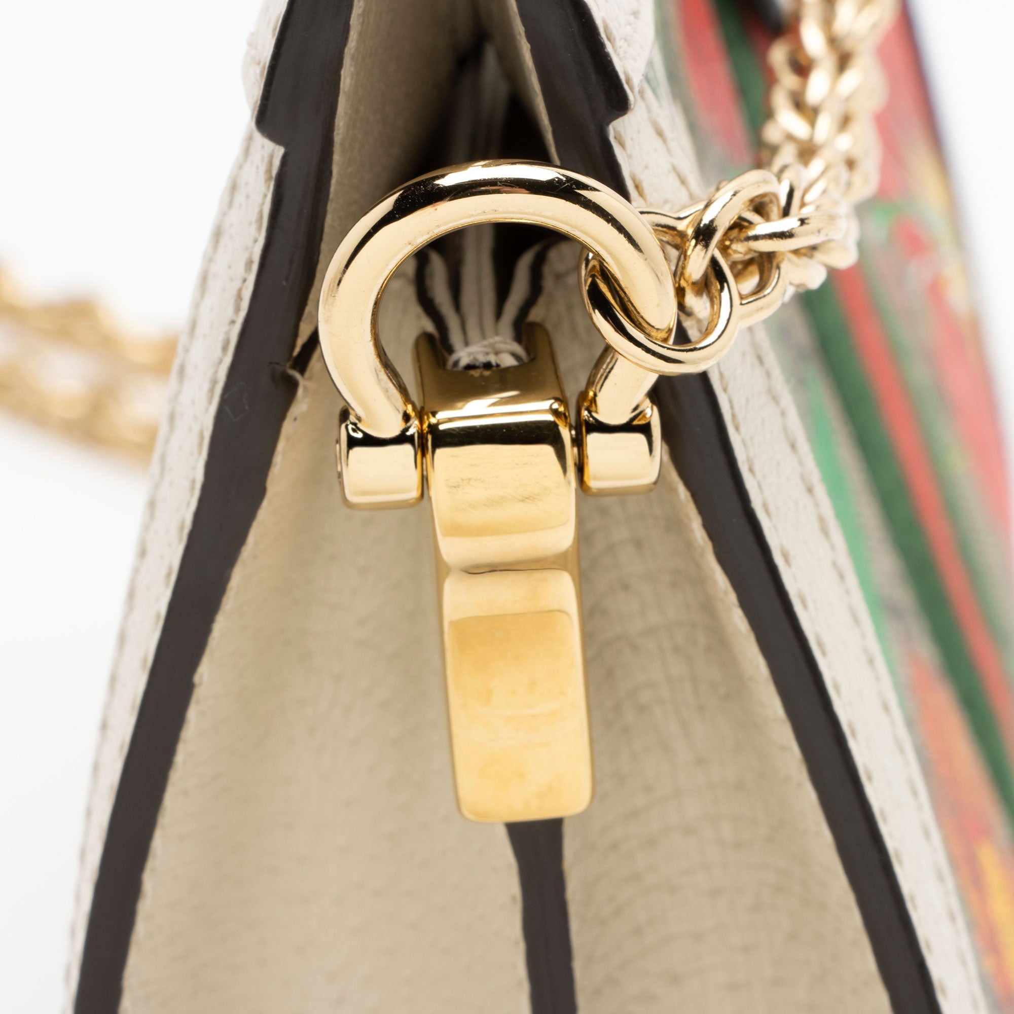 Gucci GG Supreme Flora Ophidia Medium Chain Shoulder Bag