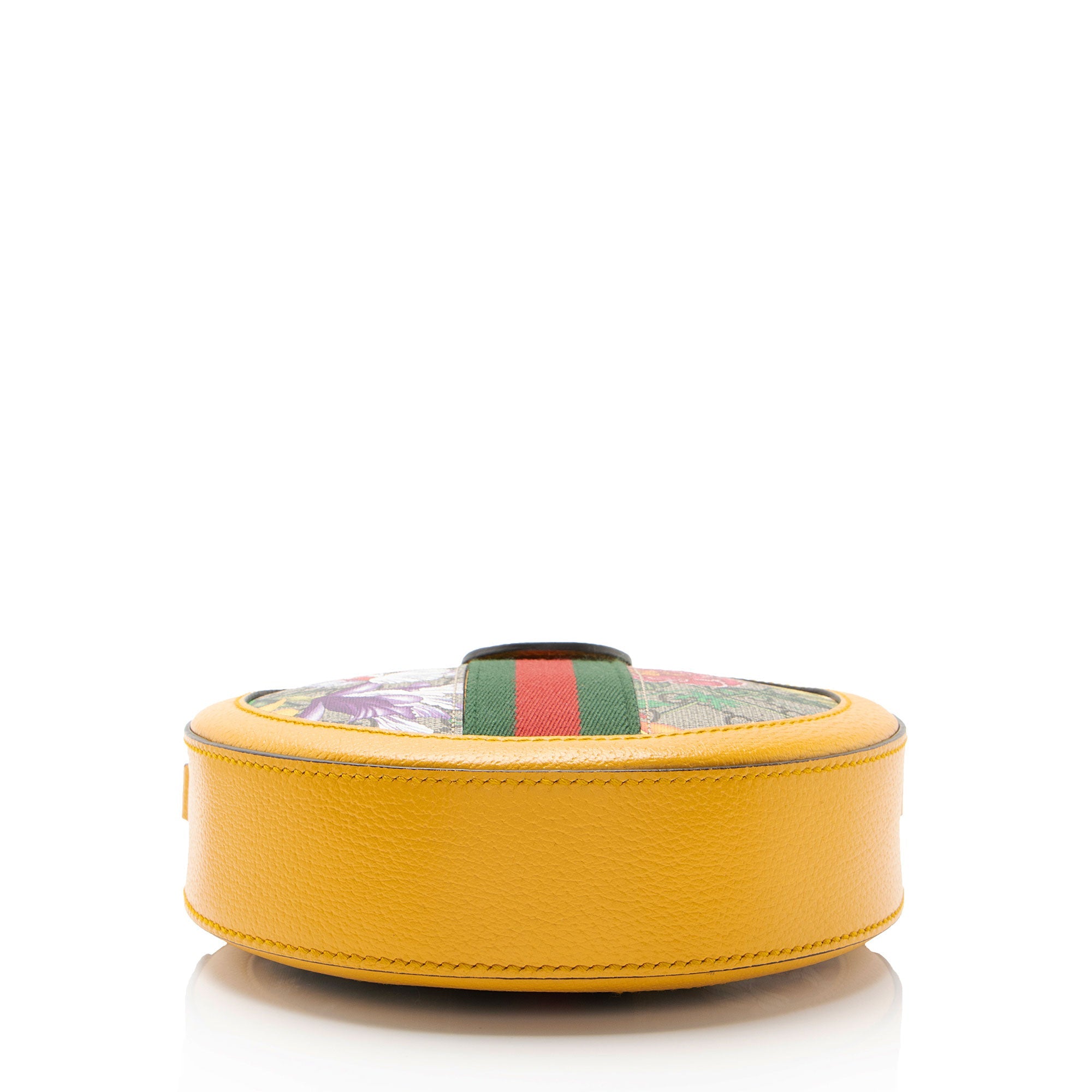 Gucci GG Supreme Flora Ophidia Round Mini Shoulder Bag