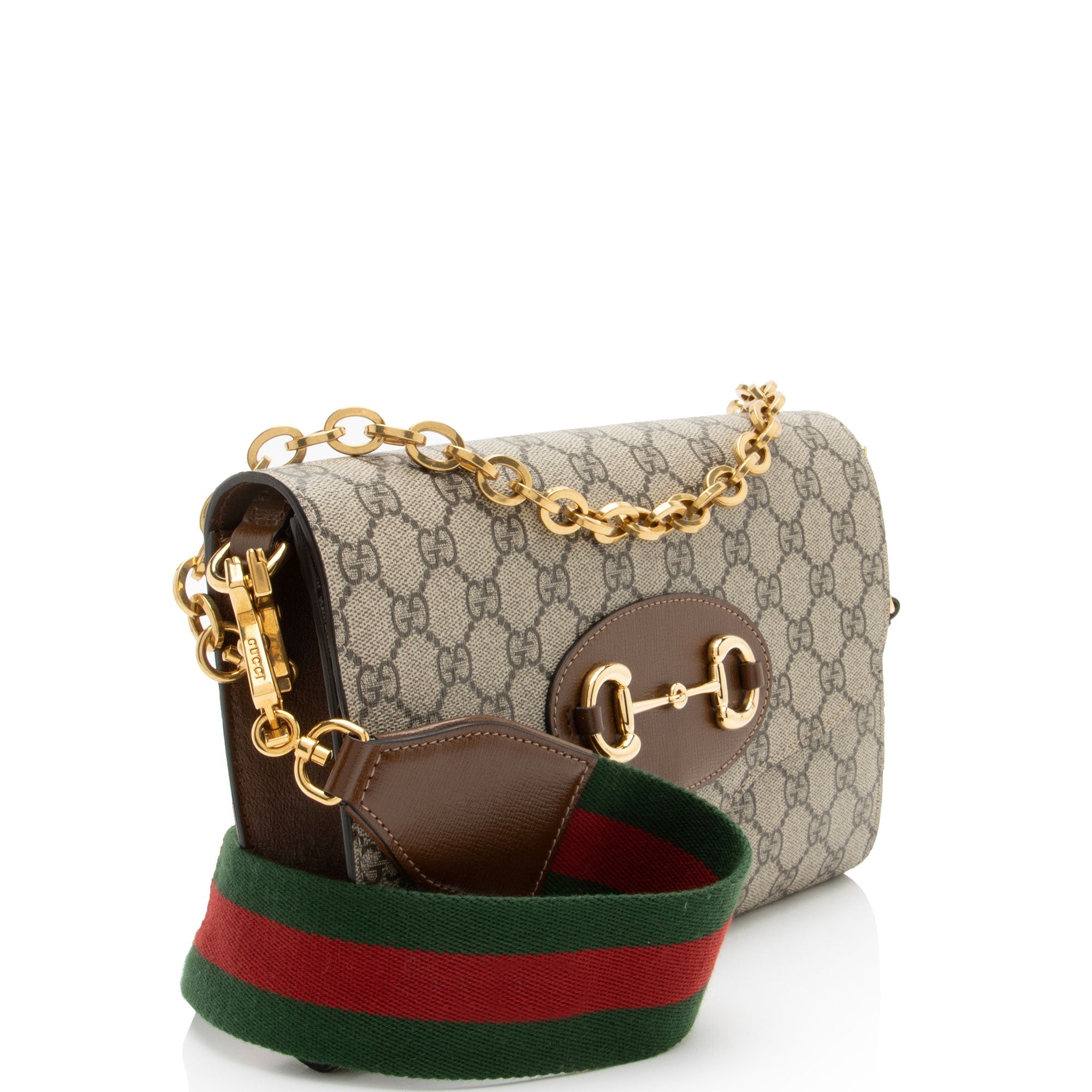 Gucci GG Supreme Horsebit 1955 Chain Small Shoulder Bag