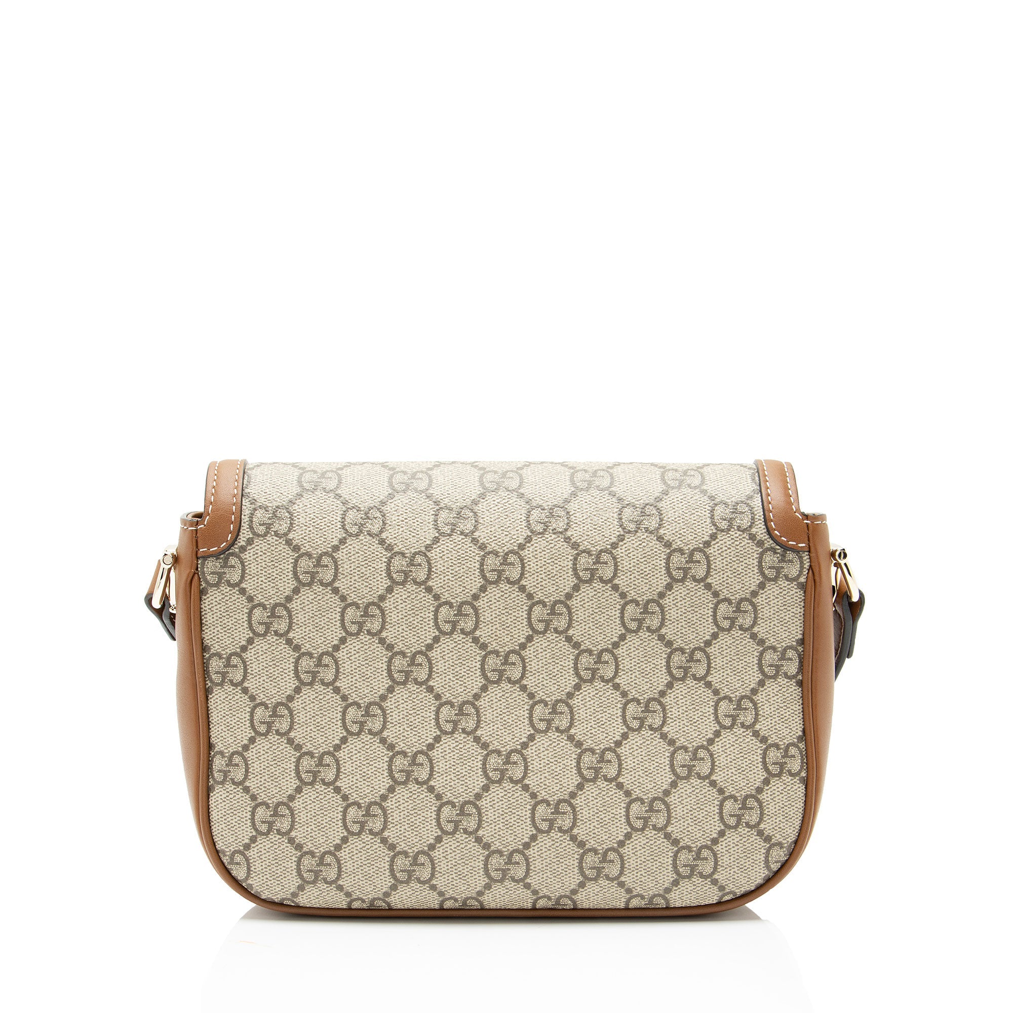 Gucci GG Supreme Horsebit 1955 Small Flap Shoulder Bag