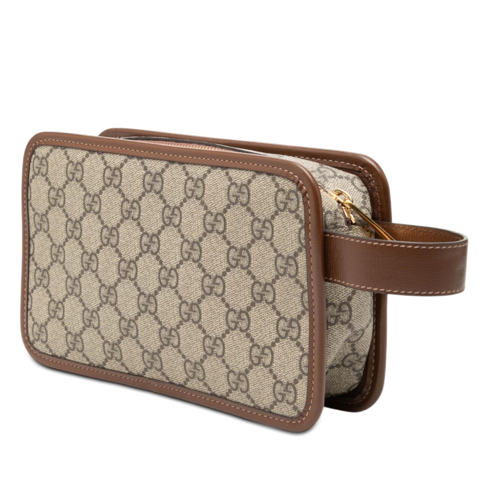 Gucci GG Supreme Interlocking G Clutch