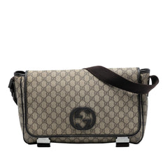 Gucci GG Supreme Interlocking G Crossbody