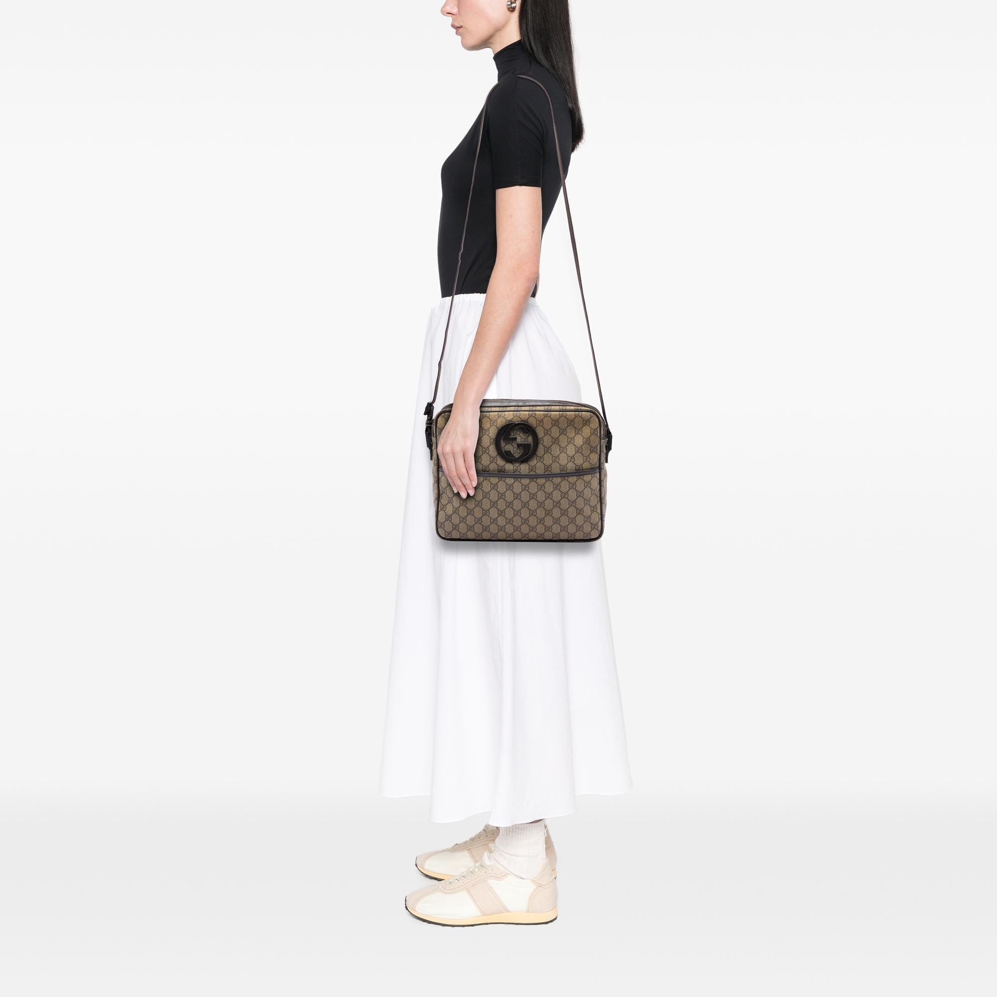 Gucci GG Supreme Interlocking G Crossbody