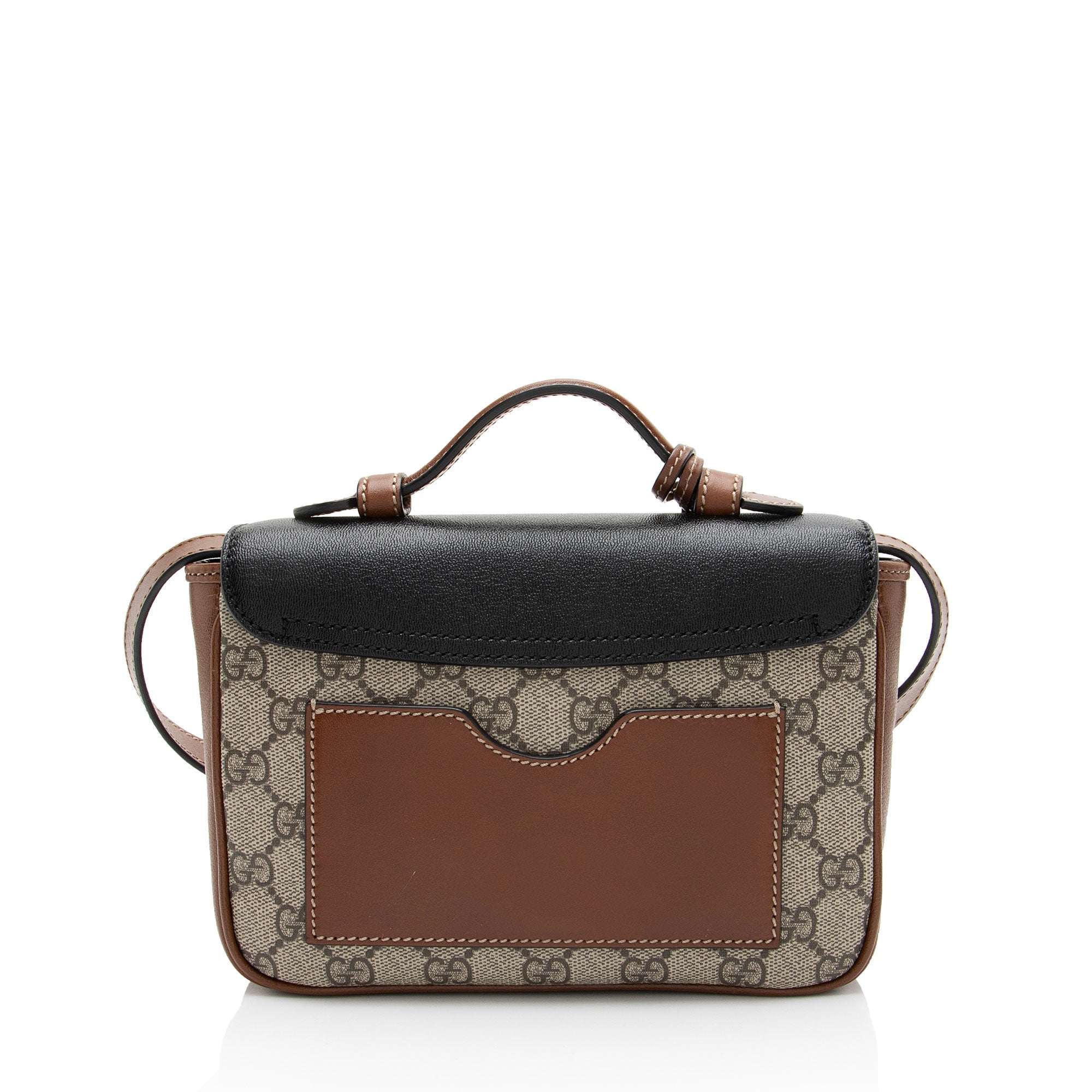 Gucci GG Supreme Leather Padlock Mini Crossbody