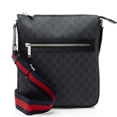 Gucci GG Supreme Flat Medium Messenger