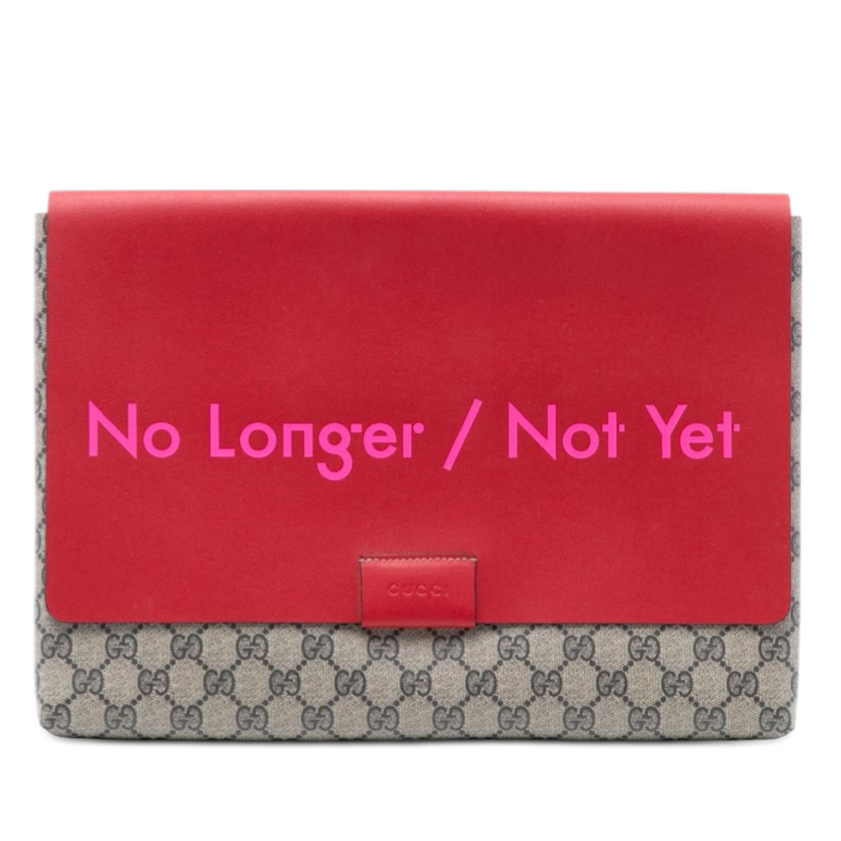 Gucci GG Supreme No Longer Not Yet Clutch