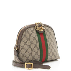 Gucci GG Supreme Ophidia Dome Small Shoulder Bag