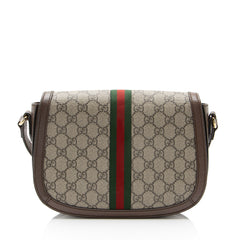 Gucci GG Supreme Ophidia Flap Messenger Bag