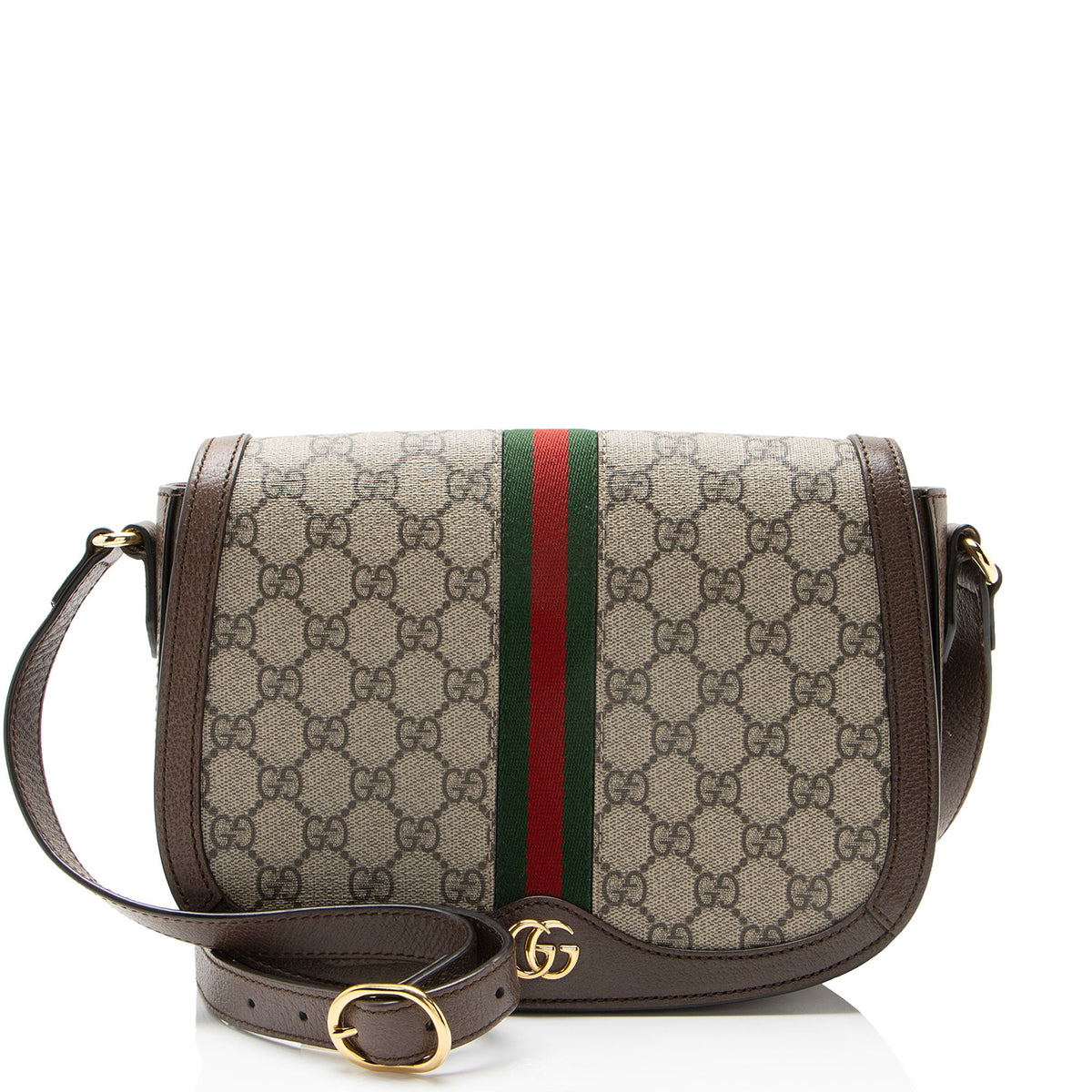 Gucci GG Supreme Ophidia Flap Messenger Bag