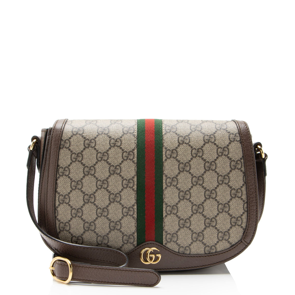 Gucci GG Supreme Ophidia Flap Messenger Bag