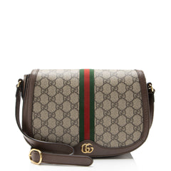 Gucci GG Supreme Ophidia Flap Messenger Bag