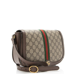 Gucci GG Supreme Ophidia Flap Messenger Bag
