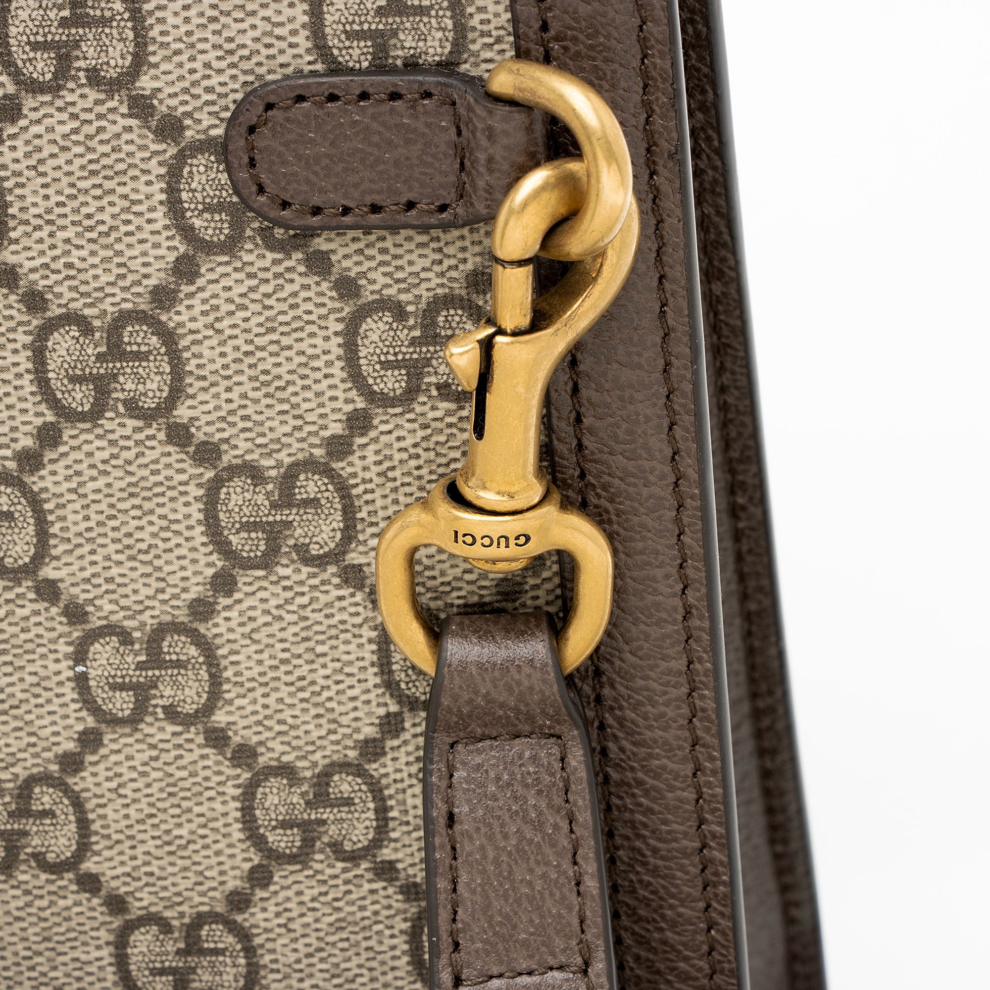 Gucci GG Supreme Ophidia Medium Wristlet