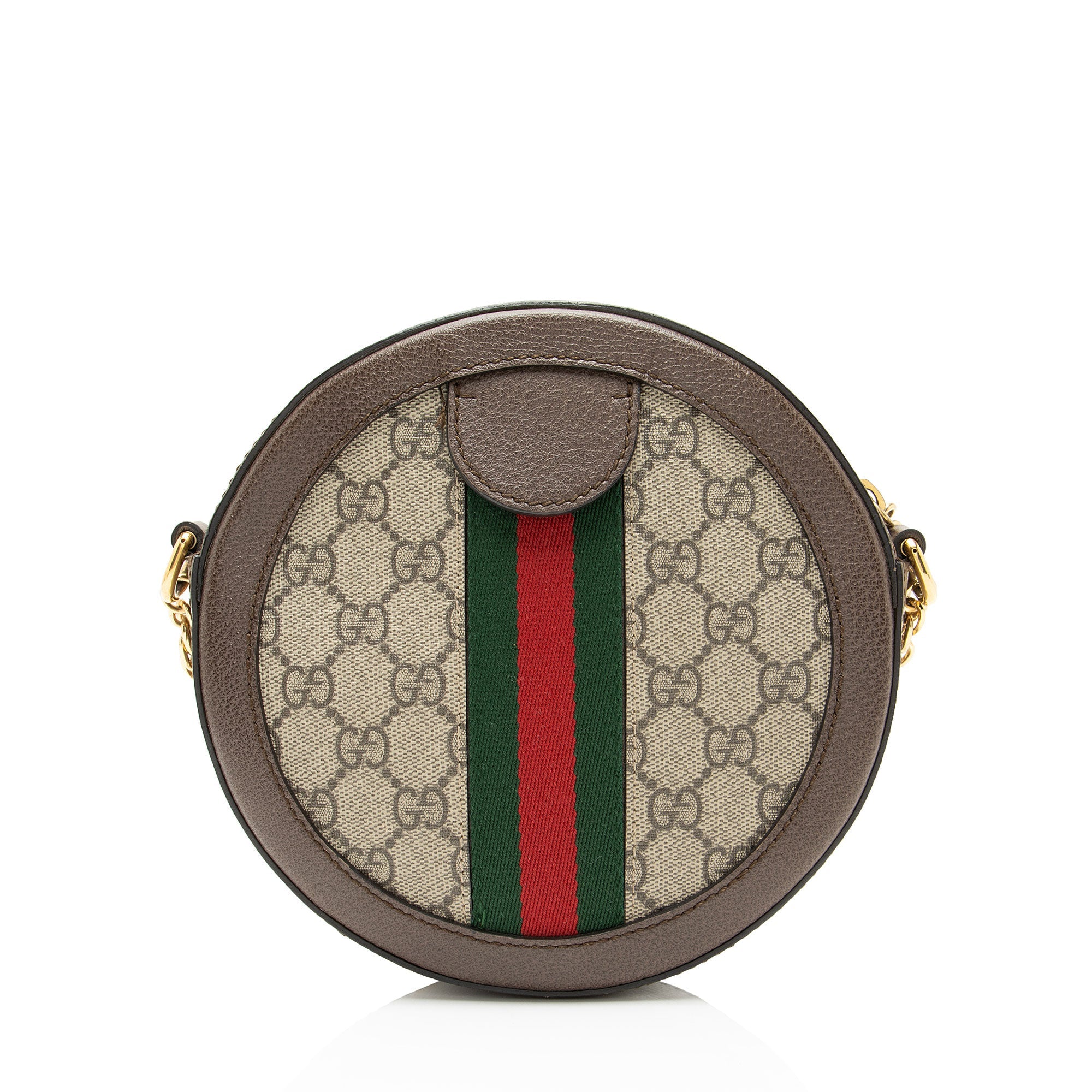 Gucci GG Supreme Ophidia Round Mini Shoulder Bag