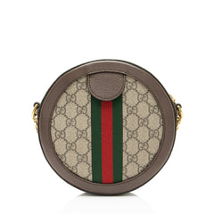 Gucci GG Supreme Ophidia Round Mini Shoulder Bag