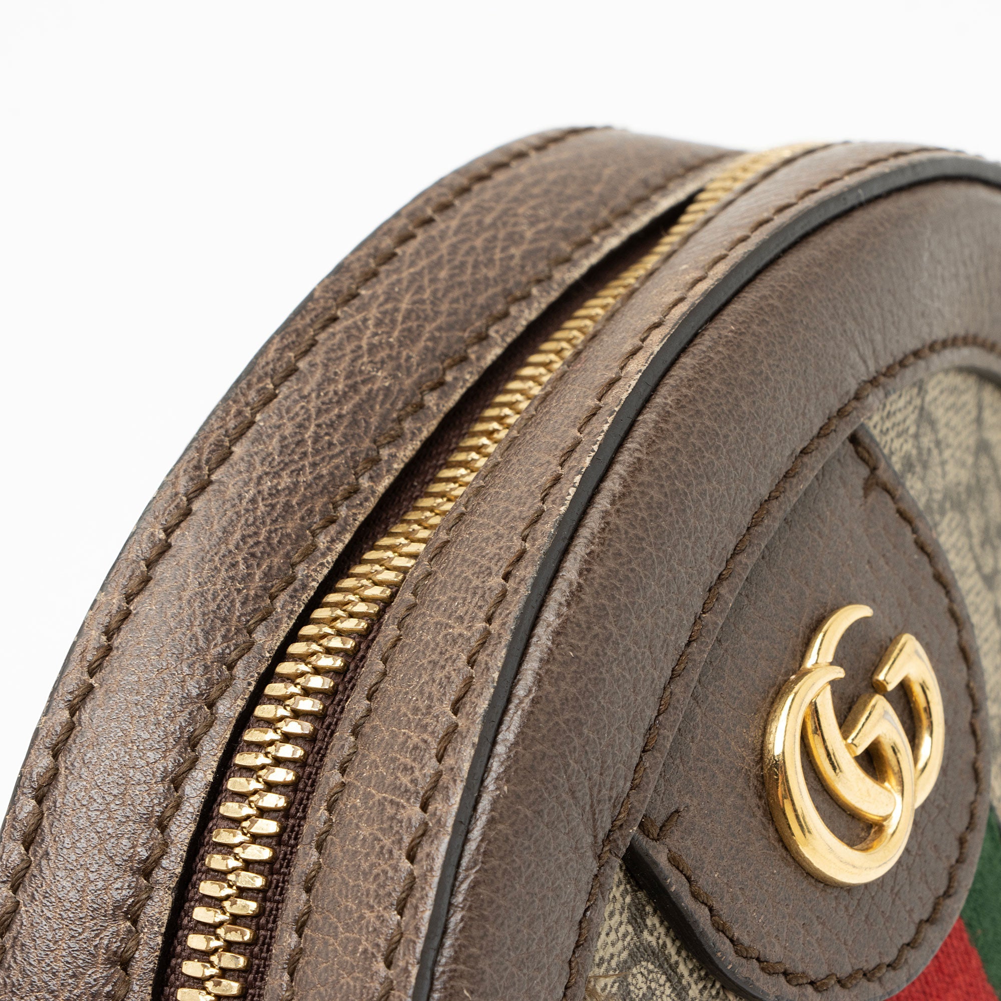 Gucci GG Supreme Ophidia Round Mini Shoulder Bag
