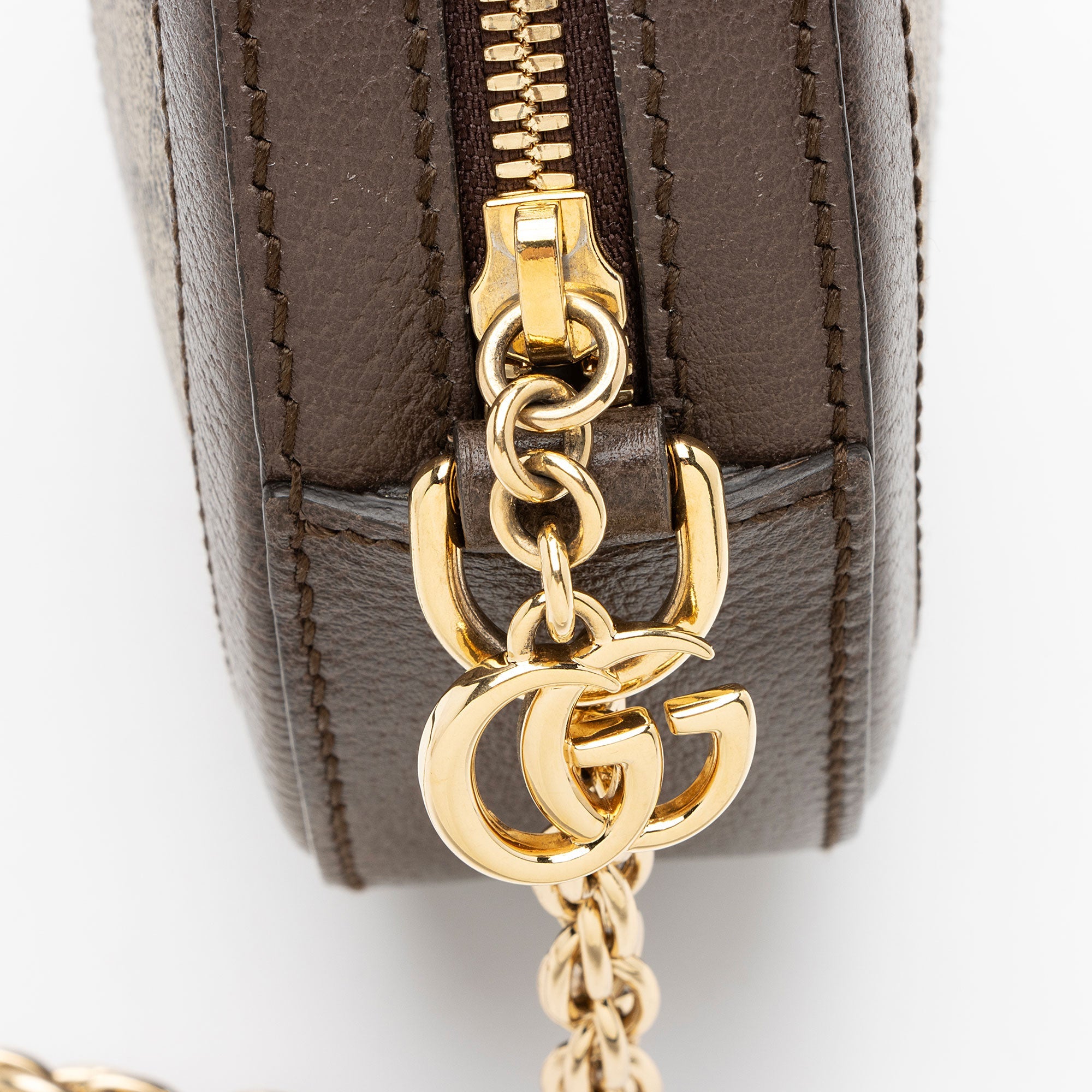 Gucci GG Supreme Ophidia Round Mini Shoulder Bag