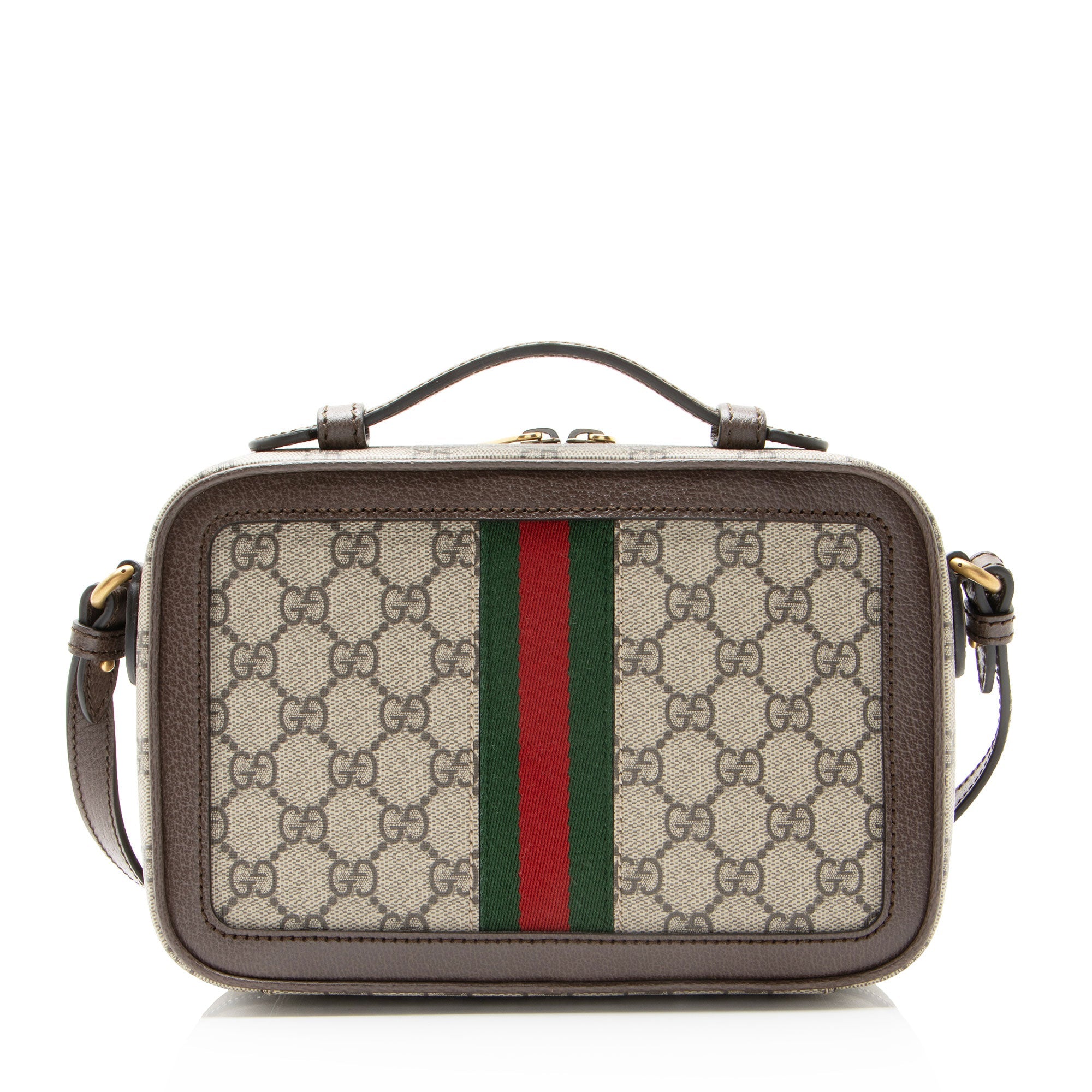 Gucci GG Supreme Ophidia Zip Around Small Crossbody