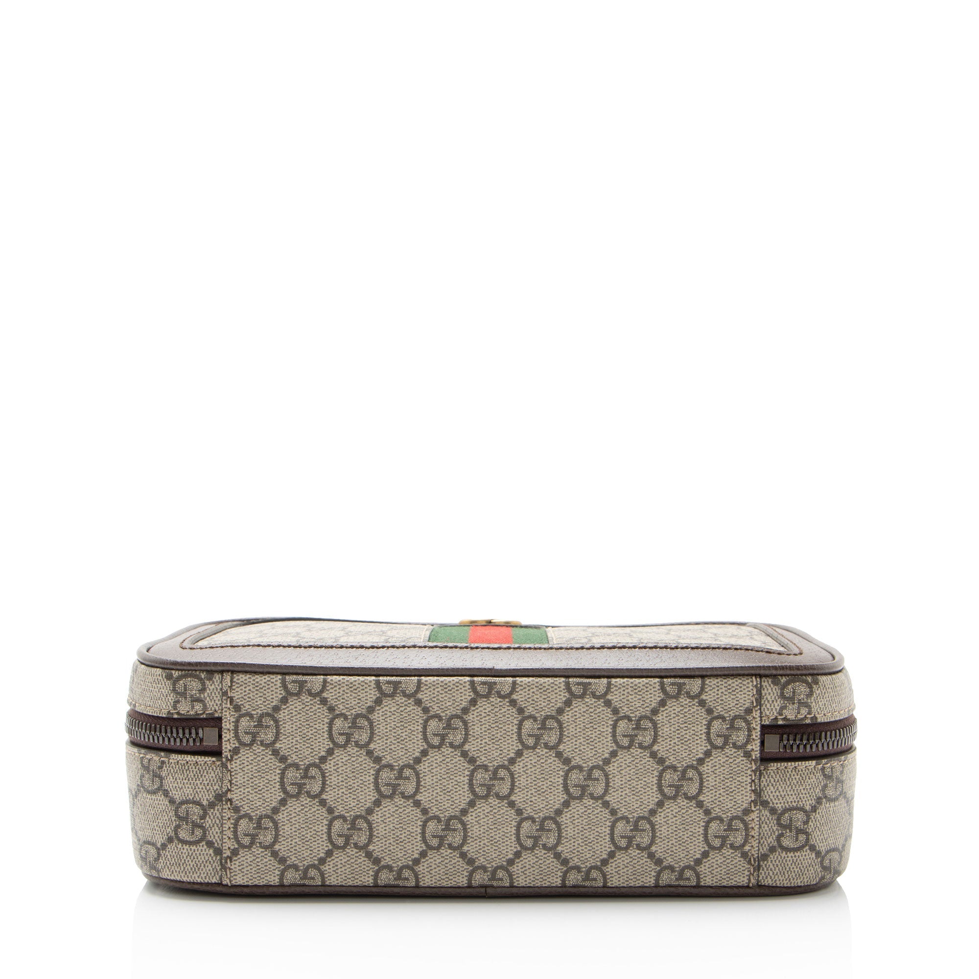 Gucci GG Supreme Ophidia Zip Around Small Crossbody