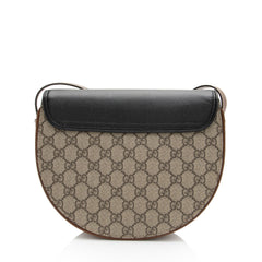 Gucci GG Supreme Padlock Saddle Small Shoulder Bag