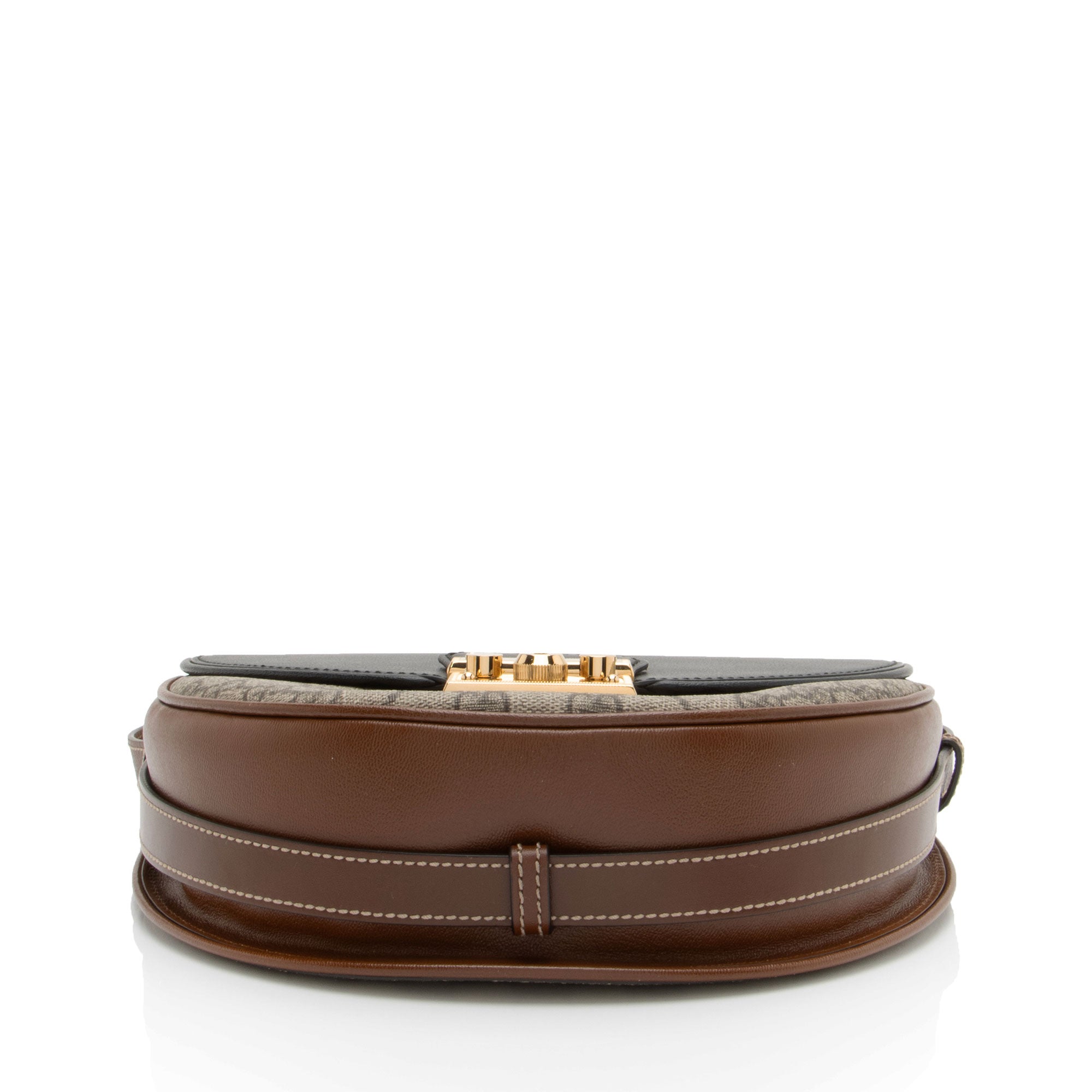 Gucci GG Supreme Padlock Saddle Small Shoulder Bag
